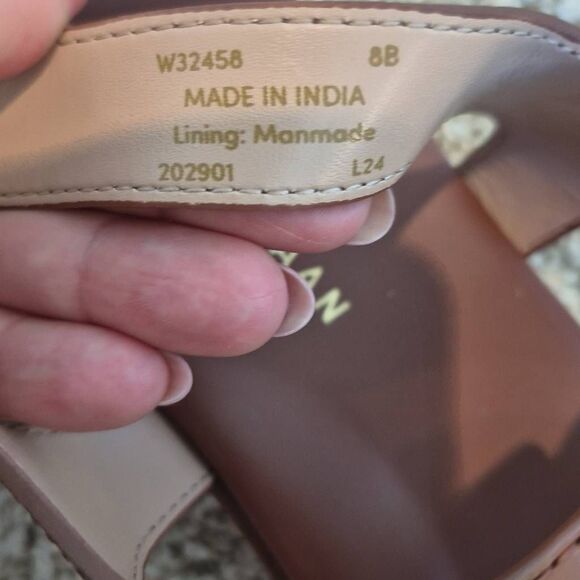 Cole Haan Womens Flynn Fishman Flats Sandals Tan Brown Size 8 - Picture 4 of 5